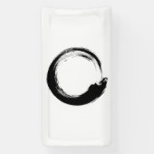 Banderoles Cercle Zen Enso (Verticale)