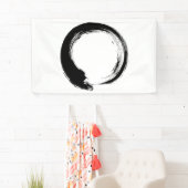 Banderoles Cercle Zen Enso (En situation)