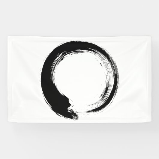 Banderoles Cercle Zen Enso (Horizontal)