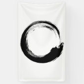 Banderoles Cercle Zen Enso (Vertical)