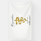 Banderoles Cérémonie de blouse vétérinaire (Vertical)