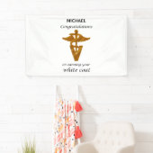 Banderoles Cérémonie de la couverture blanche vétérinaire de (En situation)