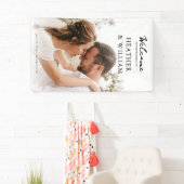 Banderoles Cérémonie de Mariage photo Bienvenue (En situation)