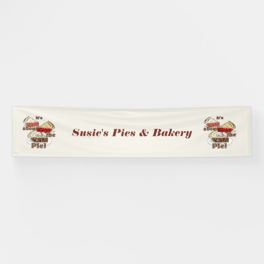 Banderoles C'est à propos du gâteau (Horizontal)