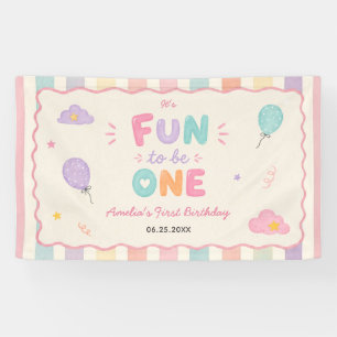 Banderoles C'est Amusant D'être Une Fête D'anniversaire Color