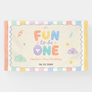 Banderoles C'est amusant d'être une fête d'anniversaire color