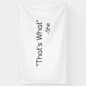 Banderoles C'est ce qu'elle a dit (Vertical)