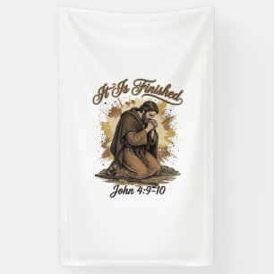 Banderoles C'est Fini Verset Biblique Vintage Chemise Chrétie