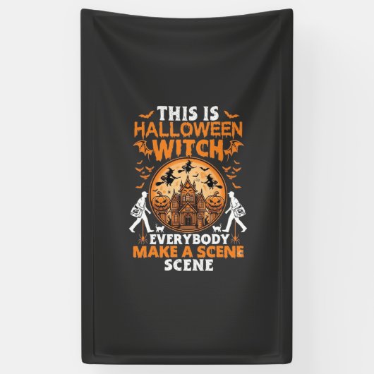 Banderoles C'est Halloween (Vertical)
