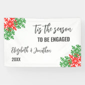 Banderoles C'Est La Fête De L'Engagement De Noël En Saison (Horizontal)