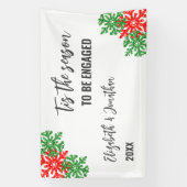 Banderoles C'Est La Fête De L'Engagement De Noël En Saison (Verticale)