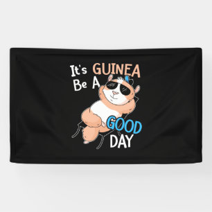 Banderoles C'Est Le Cochon De Guinée Soyez Un Bon Jour