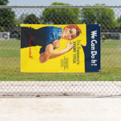 Banderoles C'est le signe vertical de votre parti Rosie perso (En situation)