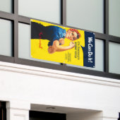 Banderoles C'est le signe vertical de votre parti Rosie perso (Bâtiment extérieur)