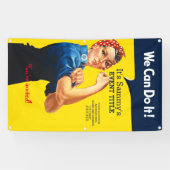 Banderoles C'est le signe vertical de votre parti Rosie perso (Horizontal)