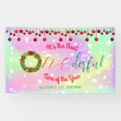 Banderoles C'est le temps le plus unique de l'année (Horizontal)