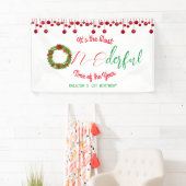 Banderoles C'est le temps le plus unique de l'année (En situation)