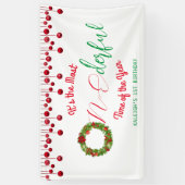 Banderoles C'est le temps le plus unique de l'année (Vertical)