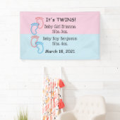 Banderoles C'est Twins Indoor Baby Banner (En situation)