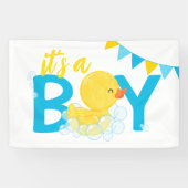 Banderoles C'est un Baby shower de canard en caoutchouc d'aqu (Horizontal)