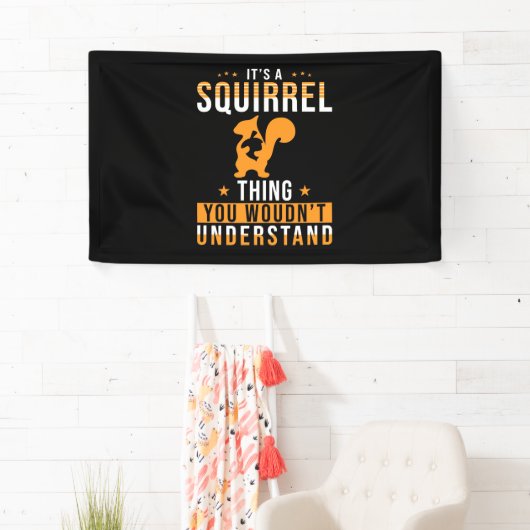 Banderoles C'Est Un Écureuil (En situation)