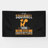 Banderoles C'Est Un Écureuil (Horizontal)