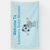 Banderoles C'est un Garçon Bleu Bear King (Vertical)