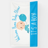 Banderoles C'est un petit Bleu Bleu Bienvenue à la maison (Vertical)