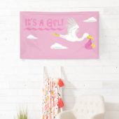 Banderoles C'est une fille ! (En situation)