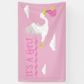 Banderoles C'est une fille ! (Vertical)