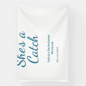 Banderoles C'est une prise week-end de célibataire nom bleu d (Verticale)