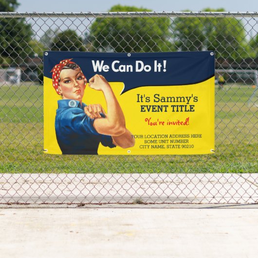 Banderoles C'est votre signage personnalisé de partie de (En situation)