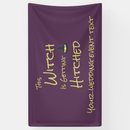 Banderoles Cette Sorcière Est En Train D'Être Hachée (Vertical)
