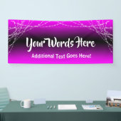 Banderoles Chaînes de lumière Magenta Ombre Ajouter votre pro (Salon professionnel)