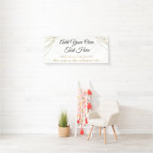 Banderoles Chaînes lumineuses Glittery Gold Ajouter votre pro (En situation)