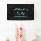 Banderoles Chaînes lumineuses Glittery Gold Ajouter votre pro (En situation)