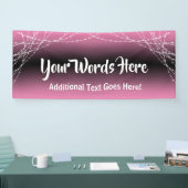 Banderoles Chaînes lumineuses Ombre Rose Ajouter Votre Propre (Salon professionnel)