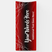 Banderoles Chaînes lumineuses Ombre rouge et noir Ajouter vot (Vertical)