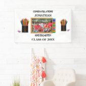 Banderoles Chalet de jardin d'enfants personnalisé (En situation)