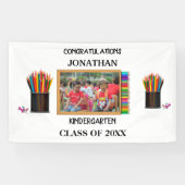 Banderoles Chalet de jardin d'enfants personnalisé (Horizontal)