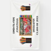 Banderoles Chalet de jardin d'enfants personnalisé (Vertical)