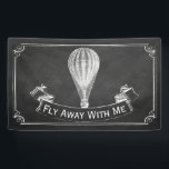 Banderoles Chalkboard Hot Air Balloon Collection Mariage<br><div class="desc">La Chalkboard Hot Air Balloon Collection Mariage - Bannière.</div>