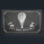 Banderoles Chalkboard Hot Air Balloon Collection Mariage<br><div class="desc">La Chalkboard Hot Air Balloon Collection Mariage - Bannière.</div>