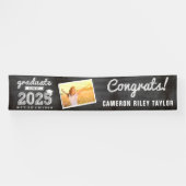 Banderoles Chalkboard Sketch Class Of 2025 Photo Grad Party (Horizontal)