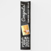 Banderoles Chalkboard Sketch Class Of 2025 Photo Grad Party (Vertical)