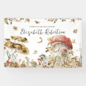 Banderoles Champignon d'automne | Bienvenue dans la forêt de  (Horizontal)