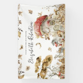 Banderoles Champignon d'automne | Bienvenue dans la forêt de  (Verticale)