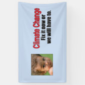 Banderoles Changement climatique (Vertical)