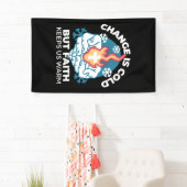 Banderoles Changement du froid, Feu de foi - Chrétien motivat (En situation)