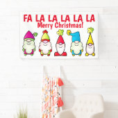 Banderoles Chanter les elfes de Noël (En situation)